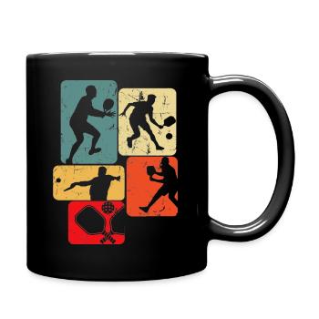 Pickleball Hommes Enfants Garçons - Mug uni - noir - Droite