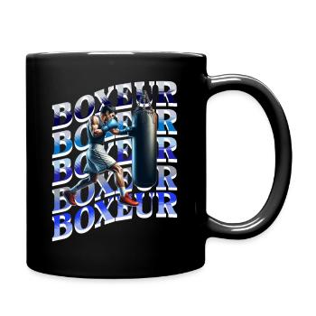 Boxeur ,cadeau pour boxeur et boxeuse - Mug uni - noir - Droite