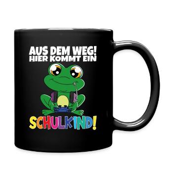 Écolier 2024 entrant à l'école - Mug uni - noir - Droite