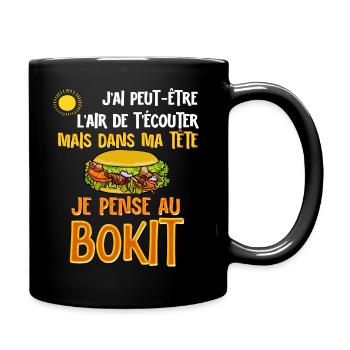 Guadeloupe Bokit Küche Westindische Inseln Tropische Reisen - Tasse einfarbig - Schwarz - Rechts