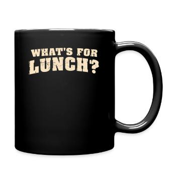 What's For Lunch? - Full Colour Mug - black - Right