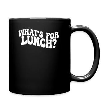 What's For Lunch? - Full Colour Mug - black - Right