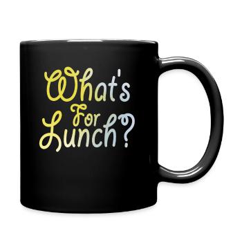 What's For Lunch? - Full Colour Mug - black - Right