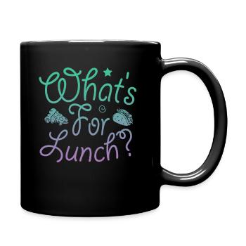 What's For Lunch? - Full Colour Mug - black - Right
