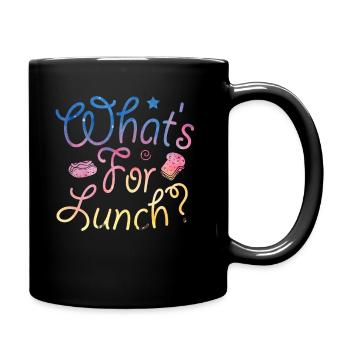 What's For Lunch? - Full Colour Mug - black - Right