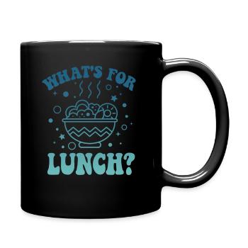 What's For Lunch? - Full Colour Mug - black - Right