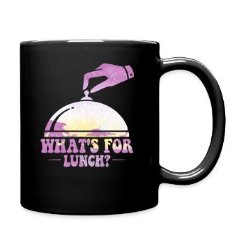 What's For Lunch? - Full Colour Mug - black - Right