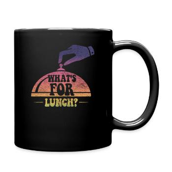What's For Lunch? - Full Colour Mug - black - Right