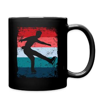 Patinage artistique Patinage artistique Patinage sur glace - Mug uni - noir - Droite