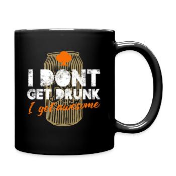 I Don't Get Drunk I Get Awesome Drinking Tour Bar - Tasse einfarbig - Schwarz - Rechts