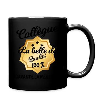 Colleague Work Woman The Beautiful Quality - Full Colour Mug - black - Right