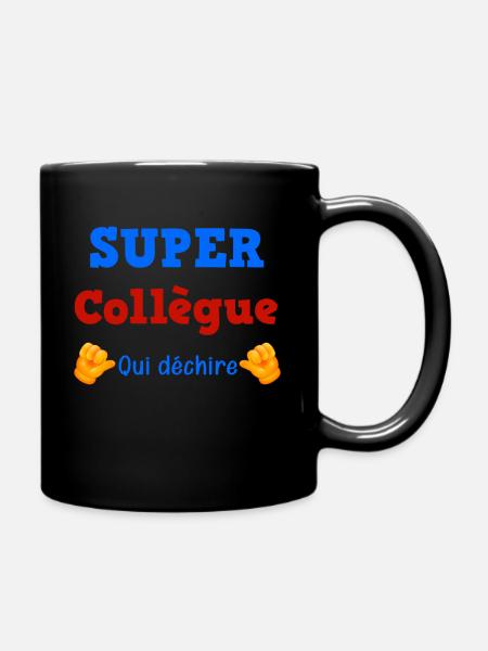 Super Collègue Qui Déchire Super Cool Homme Femme - Mug uni - noir