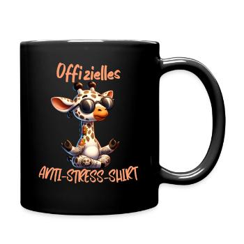 Méditation & Yoga Officiel Anti Stress - Mug uni - noir - Droite