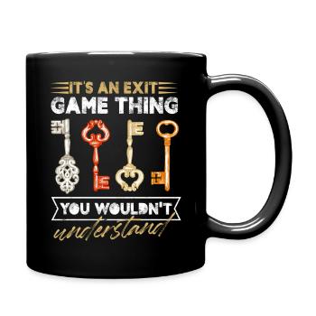 C’est un jeu de sortie que vous ne comprendriez pas - Mug uni - noir - Droite