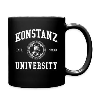 Konstanz University Universität Hochschule Uni - Full Colour Mug - black - Right