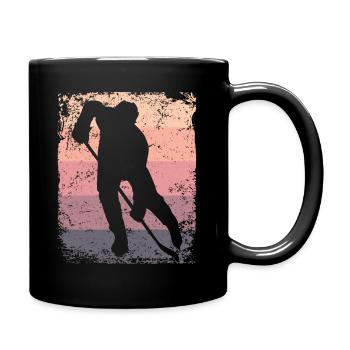 joueurs de hockey sur glace vintage hockey sur glace - Mug uni - noir - Droite