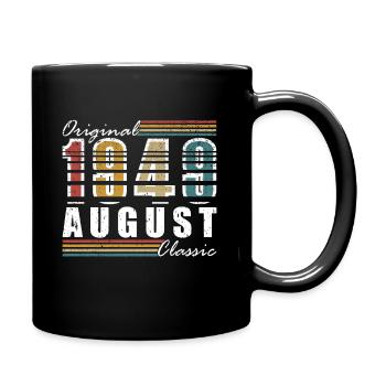 Août 1949 - Né en août 1949 Août 1949 - Mug uni - noir - Droite