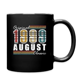 Août 1999 Août anniversaire 1999 Août - Mug uni - noir - Droite