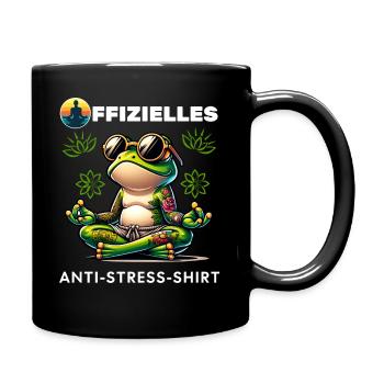 Méditation & Yoga Officiel Anti Stress - Mug uni - noir - Droite