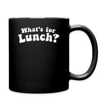 What's For Lunch? - Full Colour Mug - black - Right