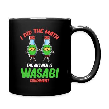 I did the math: The answer is - Full Colour Mug - black - Right