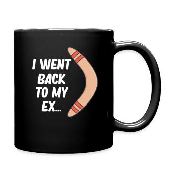 I went back to my ex. Lustiger - Full Colour Mug - black - Right