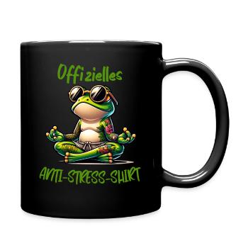 Méditation & Yoga Officiel Anti Stress - Mug uni - noir - Droite