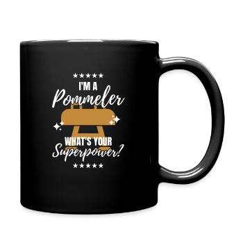 I'm A Pommler Whats Your Superpower? Pommel Horse - Tasse einfarbig - Schwarz - Rechts