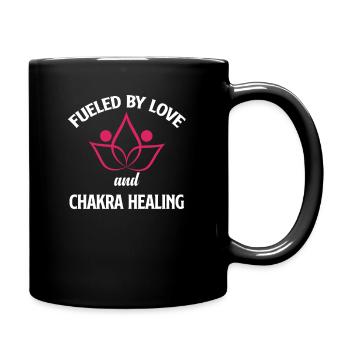 Reiki Is My Jam Chakra Healing, Buddhist - Full Colour Mug - black - Right