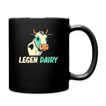 Légende Producteur laitier Hereford Ranchero - Mug uni - noir - Droite