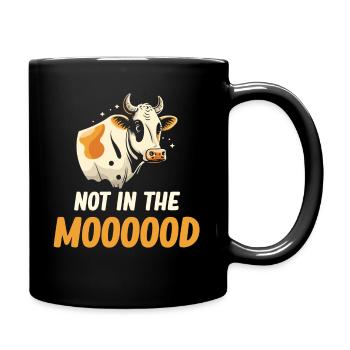 Pas au Moooood Cattle Farmer Ranchero - Mug uni - noir - Droite