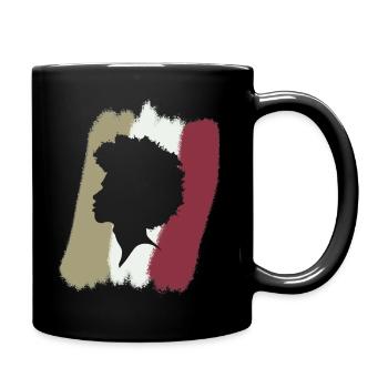 Afro Beat 70s - Full Colour Mug - black - Right