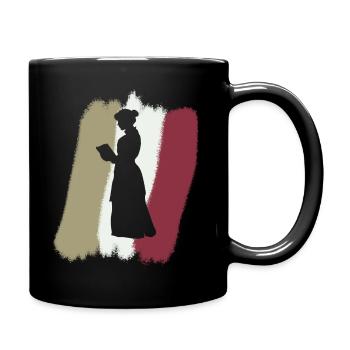 Bookworm Novel Literature - Full Colour Mug - black - Right