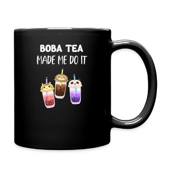 Boba Tea made me want to play Korean - Full Colour Mug - black - Right