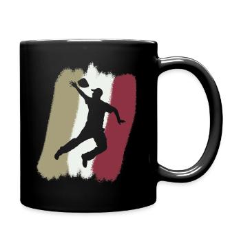 Cornhole Säcke Säckchen - Tasse einfarbig - Schwarz - Rechts