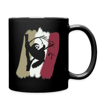 Frisson paresseux - Mug uni - noir - Droite