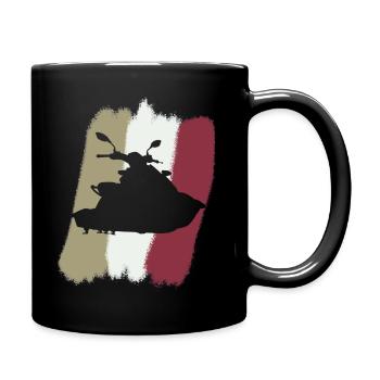 Wassersport Boot Jet Ski - Tasse einfarbig - Schwarz - Rechts