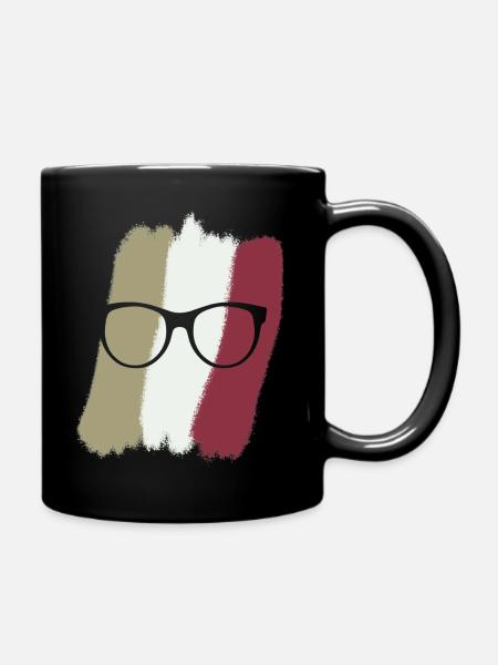 Leseratte Autor - Tasse einfarbig - Schwarz