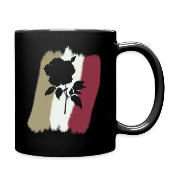 Florist Blumenstrau Gießkanne - Tasse einfarbig - Schwarz - Rechts