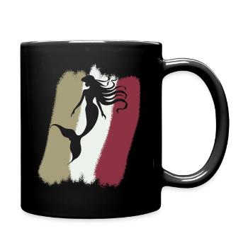 Mythical creature Marina Flosse - Full Colour Mug - black - Right