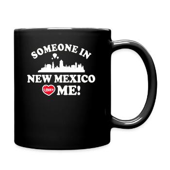 Quelqu’un au Nouveau-Mexique m’aime - Mug uni - noir - Droite