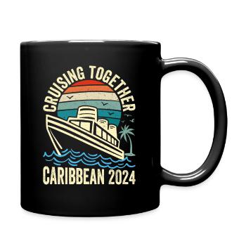 Croisière dans les Caraïbes 2024 - Mug uni - noir - Droite