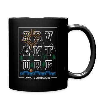 Outdoor Adventure - Full Colour Mug - black - Right