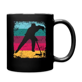 joueurs de hockey sur glace vintage hockey sur glace - Mug uni - noir - Droite