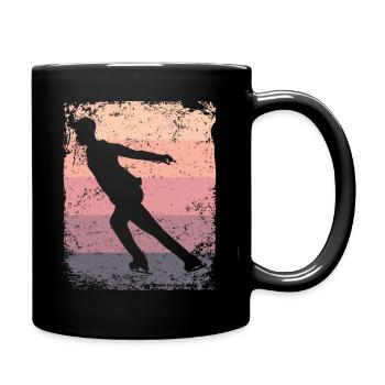Patinage artistique Patinage artistique Patinage sur glace - Mug uni - noir - Droite