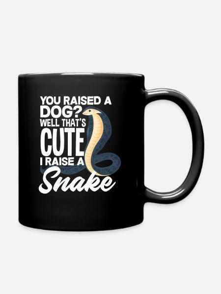 Serpent Meilleur animal de compagnie - Mug uni - noir