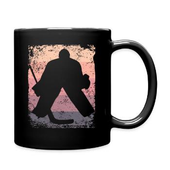 joueurs de hockey sur glace vintage hockey sur glace - Mug uni - noir - Droite