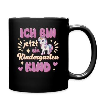 Je suis un enfant de maternelle maternelle licorne - Mug uni - noir - Droite