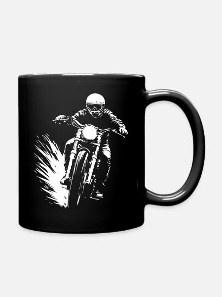 Cadeau Motard Motard - Mug uni - noir