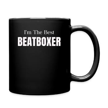 Ich Bin Der Beste Beatboxer, Lustiger - Tasse einfarbig - Schwarz - Rechts